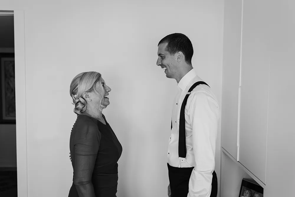 Un momento de los preparativos — Armando & Cristina
