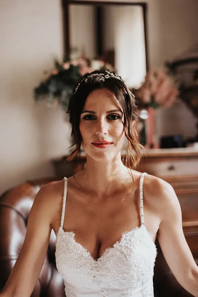 Retrato durante el día de la boda — Armando & Cristina
