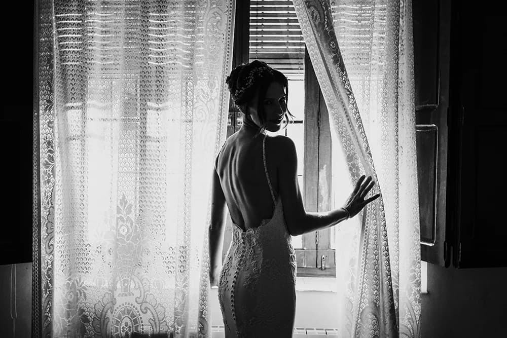 Retrato durante el día de la boda — Armando & Cristina