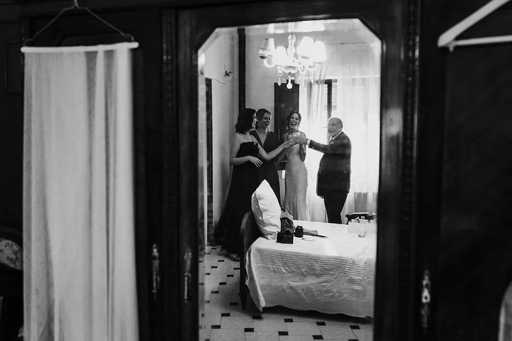 Retrato durante el día de la boda — Armando & Cristina