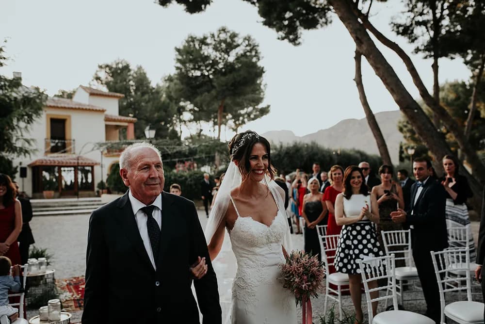 Un instante de la ceremonia — Armando & Cristina
