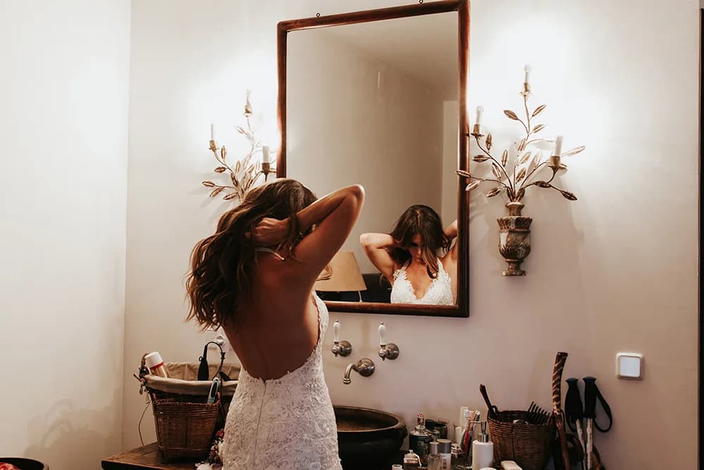 Un momento de los preparativos — Elisa & Jaime