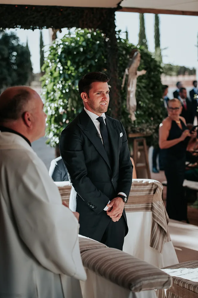 Un instante de la ceremonia — Elisa & Jaime