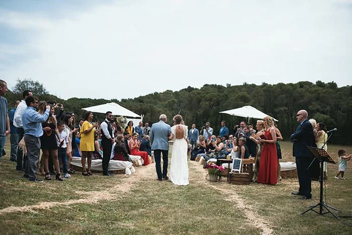 Un instante de la ceremonia — Eva & Agustín