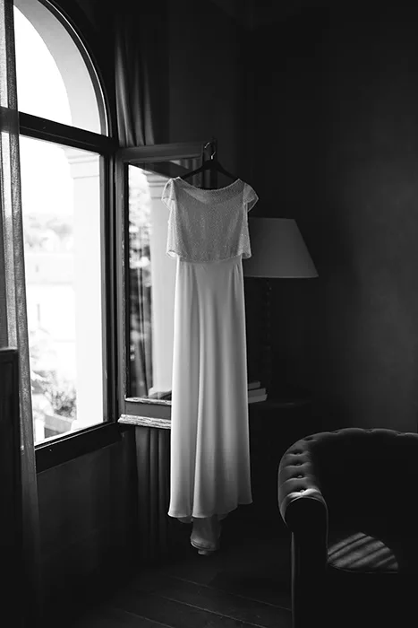 Retrato durante el día de la boda — Fátima & Luis