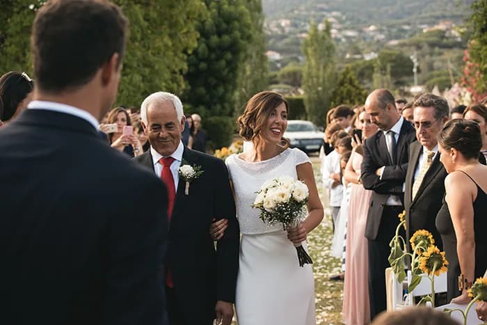 Un instante de la ceremonia — Fátima & Luis
