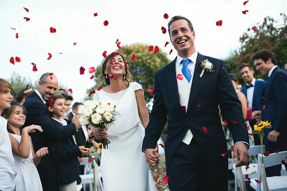 Un instante de la ceremonia — Fátima & Luis