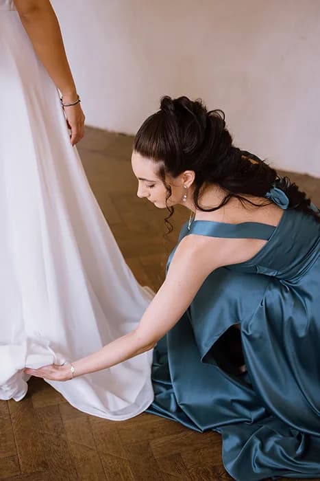 Un momento de los preparativos — Giacomo & Analisa