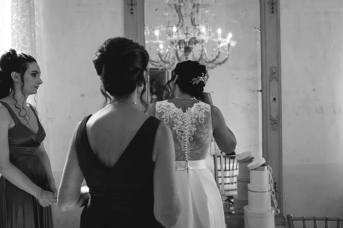Un momento de los preparativos — Giacomo & Analisa