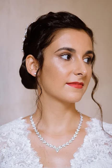 Retrato durante el día de la boda — Giacomo & Analisa