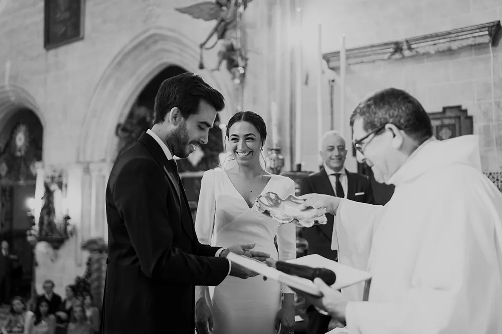 Un instante de la ceremonia — Mónica & Lucas