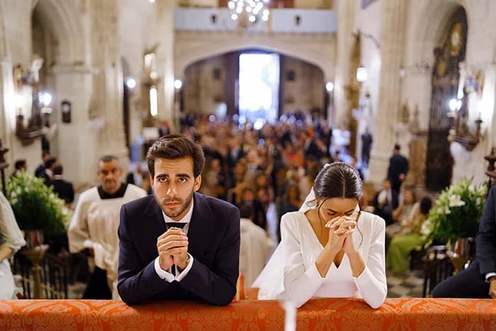 Un instante de la ceremonia — Mónica & Lucas
