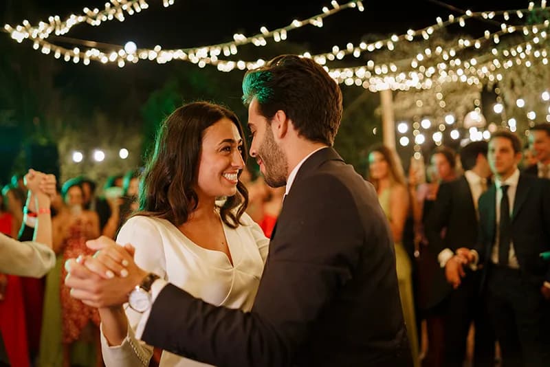 Celebración durante una boda